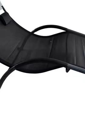 厂直销特家斯林带顶金布42471双人躺舒床适折叠高靠背躺椅可折叠