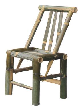 竹FJO椅子靠背藤椅老式工家用老人儿童单椅人手休闲户外餐椅竹桌