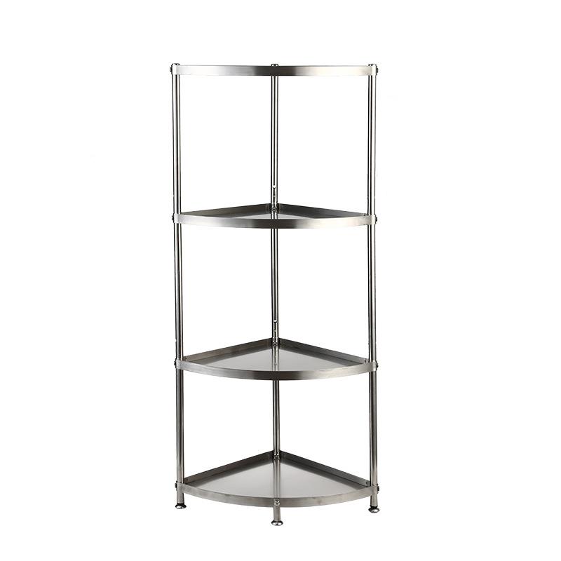 厕所间ll三角浴室304锈钢转角不地YJY层架落洗澡间卫生置物架脸盆