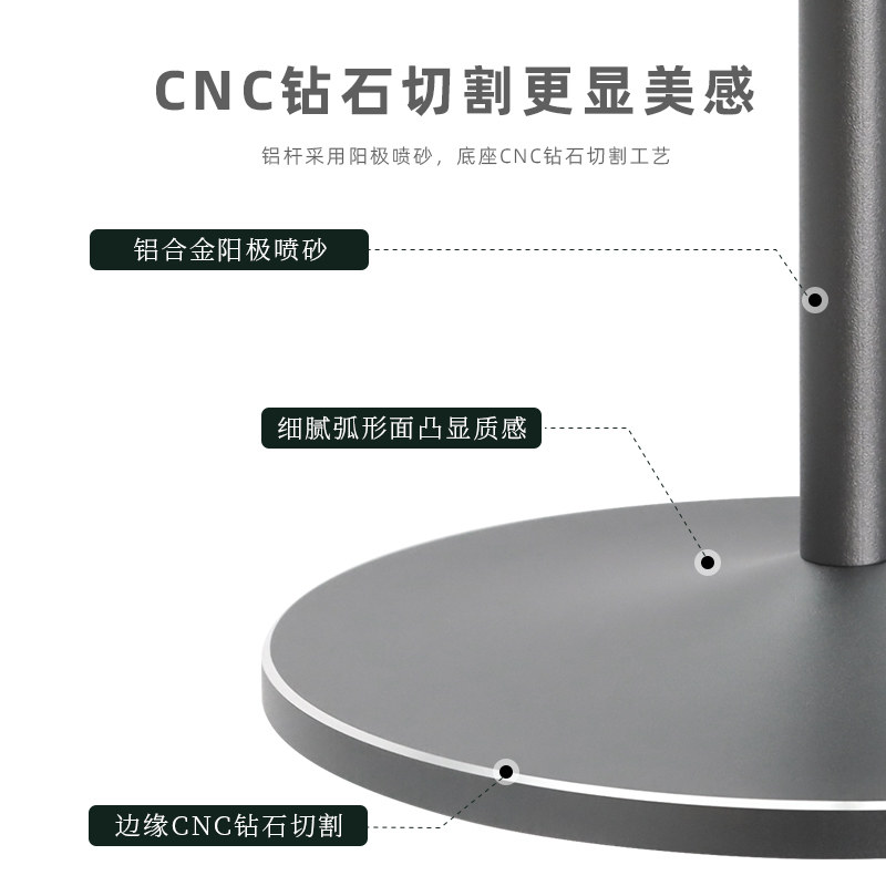 胡桃木实木耳机支架头戴式耳机架托创意木质电脑桌面耳机展示挂架