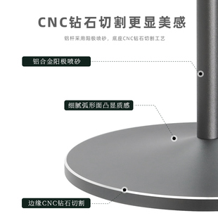 胡桃木实木耳机支架头戴式耳机架托创意木质电脑桌面耳机展示挂架