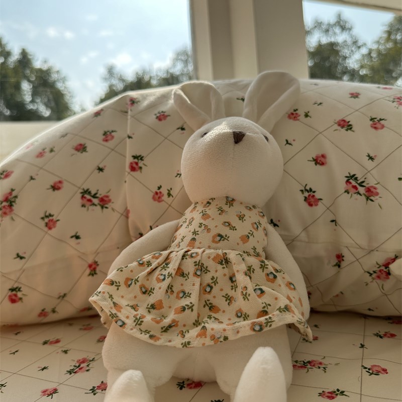 美式田园风小碎花纯棉床笠床罩1.35m1.8米全棉公寓床单单件保护套