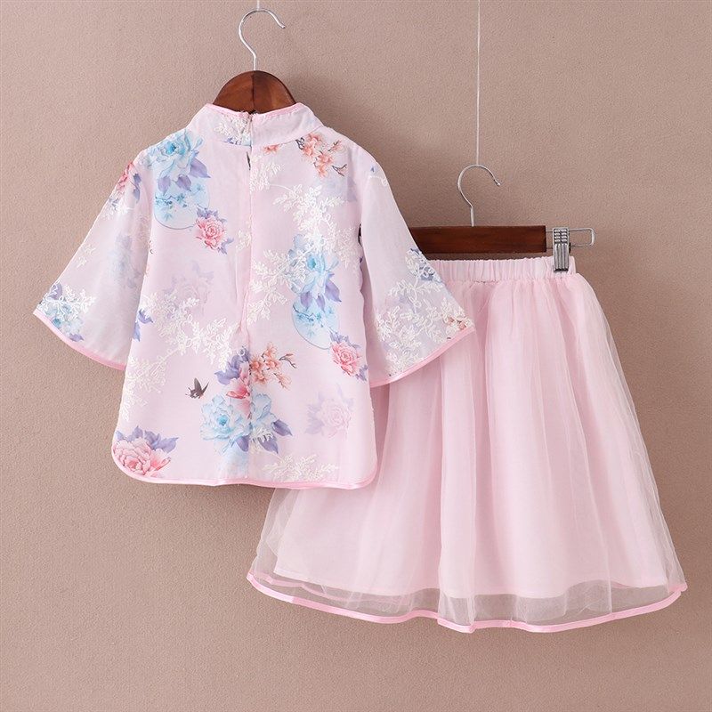 汉服女童夏季新款连衣裙中国风演出服古装公主裙儿童套装唐装,童装/婴儿装/亲子装,唐装,淘宝优惠券,粉丝福利购,淘宝优惠卷