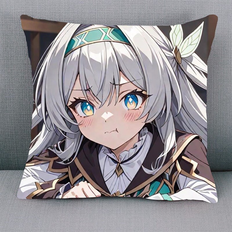 崩坏星穹铁道流萤超软靠枕男女腰枕枕套方形抱枕枕芯沙发大抱枕