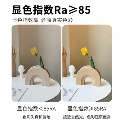 明装无主灯客厅照明斗胆灯led射灯阳台过道筒灯卧室吸顶双头