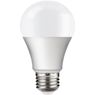 e27螺口led灯泡三色变光节能灯家用超亮5W9W暖白暖黄暖色吊灯台灯