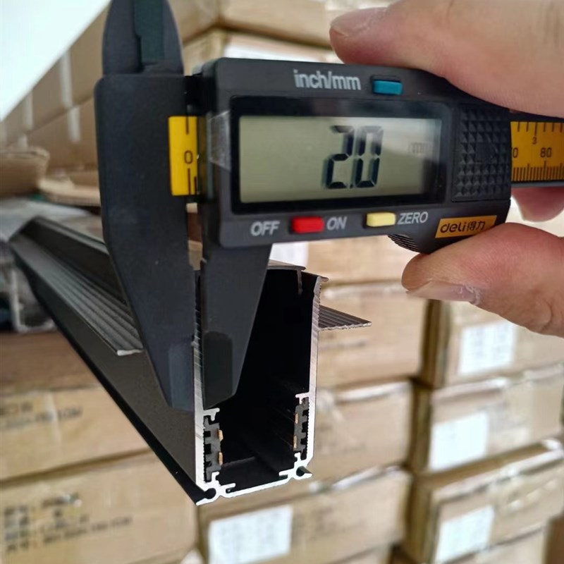 磁吸轨道灯明暗装组合客厅卧室无主照明嵌入式led线条灯无边框48V