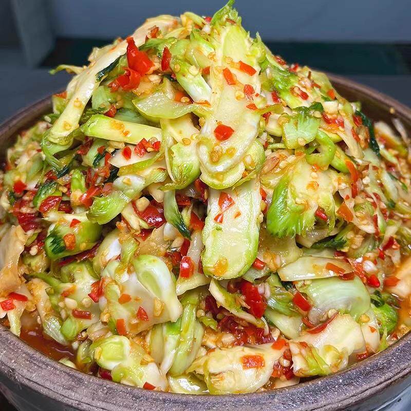 江西特色香辣腌儿菜新鲜脆嫩无油清爽开胃下饭菜腌酱菜娃娃菜不甜