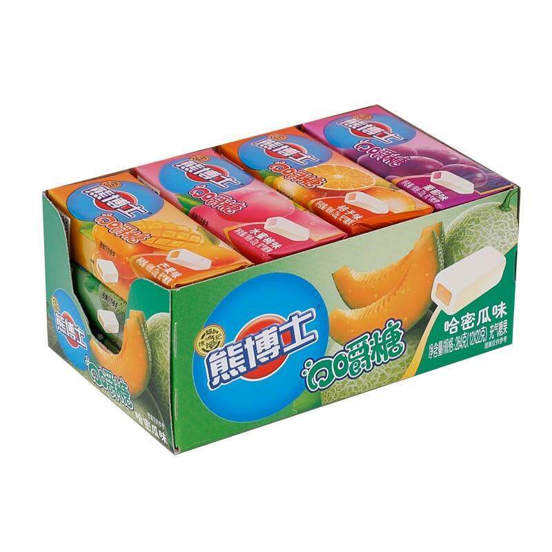 熊博士软糖网红混合味口嚼糖儿童休闲夹心果汁橡皮糖休闲零食