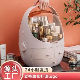 网红化妆品收纳盒防尘家用宿舍桌面整理梳妆台护肤品大容量置物架