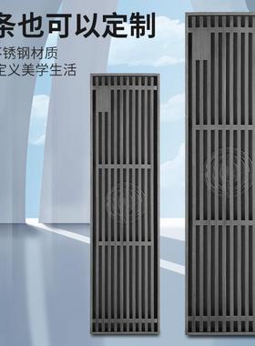 定制格栅长A款不条枪灰色无钢防臭地漏淋浴钻石型304锈侧排障碍地