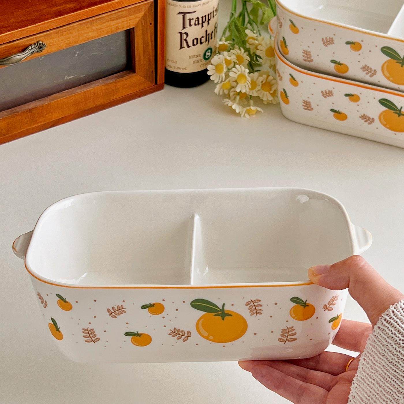 饭盒上班族瓷碗日式卡通陶瓷分格便当盒可微波炉加热保鲜盒带盖子,餐饮具,保鲜盒,淘宝优惠券,粉丝福利购,淘宝优惠卷