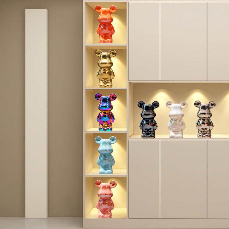 中式暴力熊摆件高档陶瓷客厅玄关电视柜酒柜存钱罐家居装饰品送礼,家居饰品,装饰摆件,淘宝优惠券,粉丝福利购,淘宝优惠卷