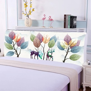 床头套罩1.2卡通时尚款1.8全包多功能弹力防尘罩2米1.5万能床靠背