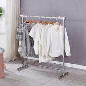 加粗加厚衣架服装 直播摆摊挂衣杆陈列架落地货架衣帽 店展示架女装