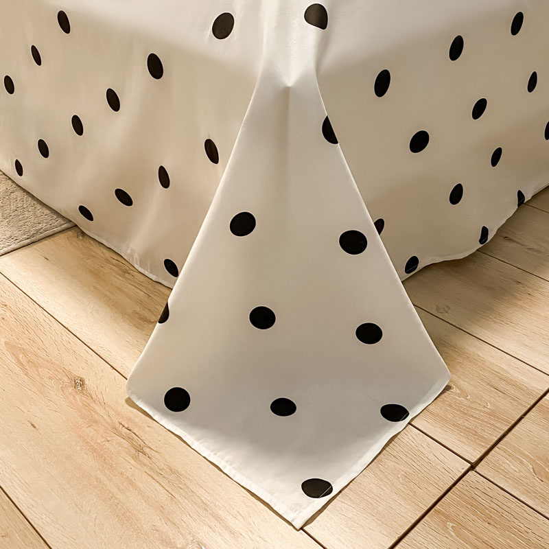 洋气复古波点 单品纯棉被套150x200 圆点被罩单件全棉被单1.8X2.2