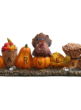 田园乡村丰收南瓜水果系列装饰创意艺术万圣节氛围橱窗客厅摆件