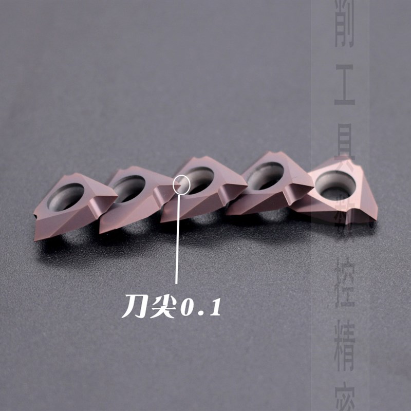 数控车刀片不锈钢专用耐磨牙刀片超硬60三角立装螺纹刀粒TTX32R