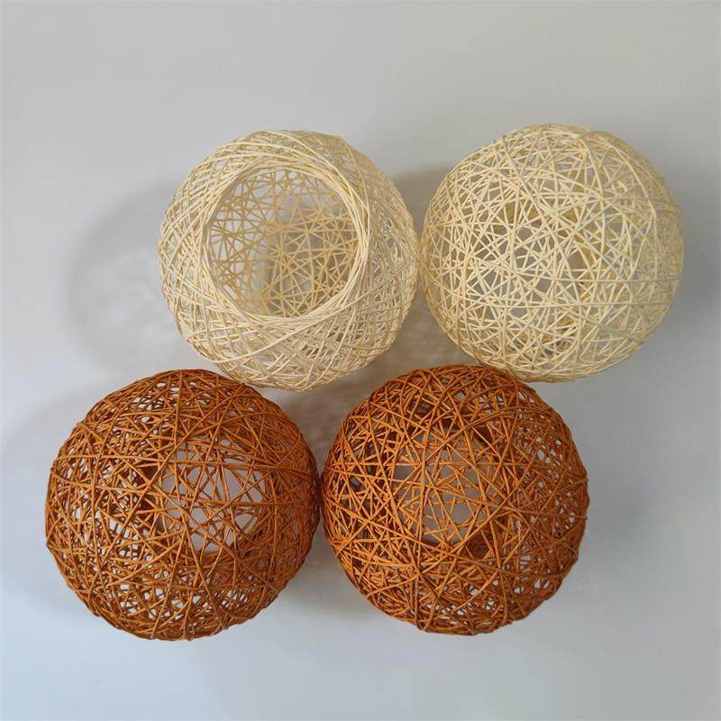 简约麻球灯罩藤编藤球布艺外壳DIY配件灯泡创意台灯吊灯12cm灯罩,家装灯饰光源,灯具配件,淘宝优惠券,粉丝福利购,淘宝优惠卷
