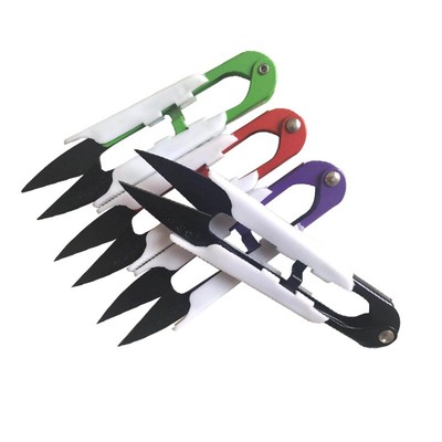 李剑作u形护手小剪刀小纱剪 不锈钢剪线头剪布十字绣手工绣花专用