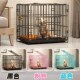 狗笼子小型犬柯基泰迪比熊博美中型犬折叠家用猫笼室内带厕所兔笼