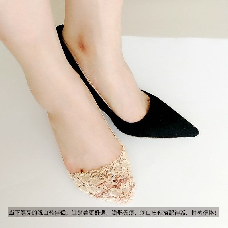 新款夏季全棉半掌个性吊带蕾丝拼接隐形袜女高跟鞋浅口袜薄款袜子,女士内衣/男士内衣/家居服,船袜,淘宝优惠券,粉丝福利购,淘宝优惠卷