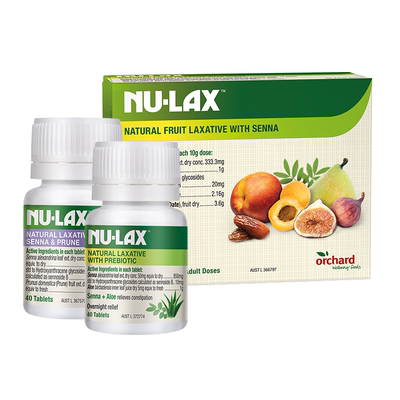 澳洲进口NU-LAX西梅芦荟乐康片乐康膏