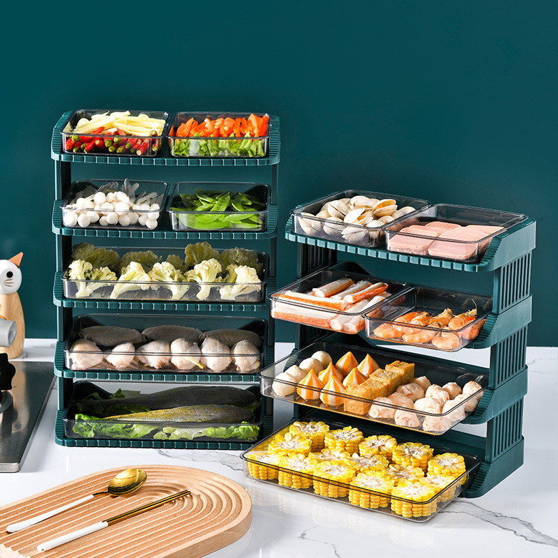 配菜盘多层置物架厨房大全功能