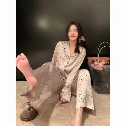 睡衣女款2025新款春秋法式减龄