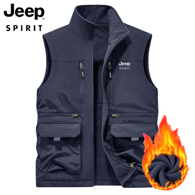 双面穿马甲男款冬季保暖加厚背心