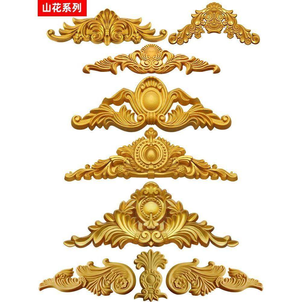 水泥山花模具eps外墙装饰浮雕花板欧式别墅罗马柱花塑料模板全套