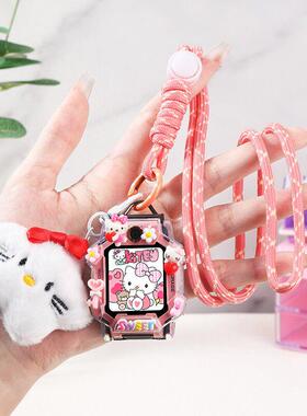 适用小天才电话手表D5z9挂脖粗绳Z10Z8Z7S/N3N5U5Q3吊坠d2a保护壳