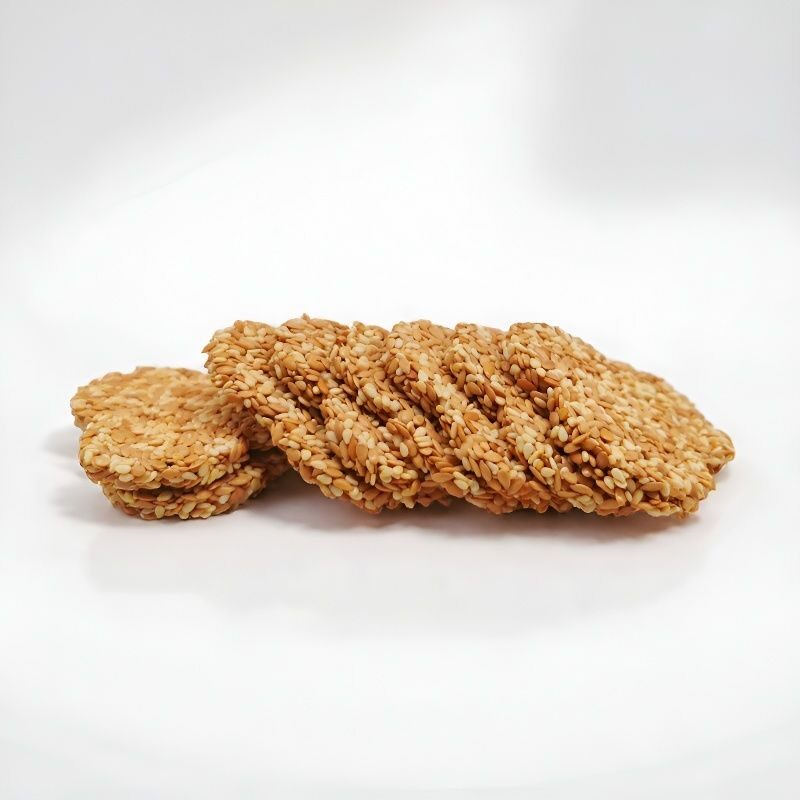 【麦吉诺】亚麻籽片白芝麻薄脆饼干咸味代餐零食粗粮脆片200g