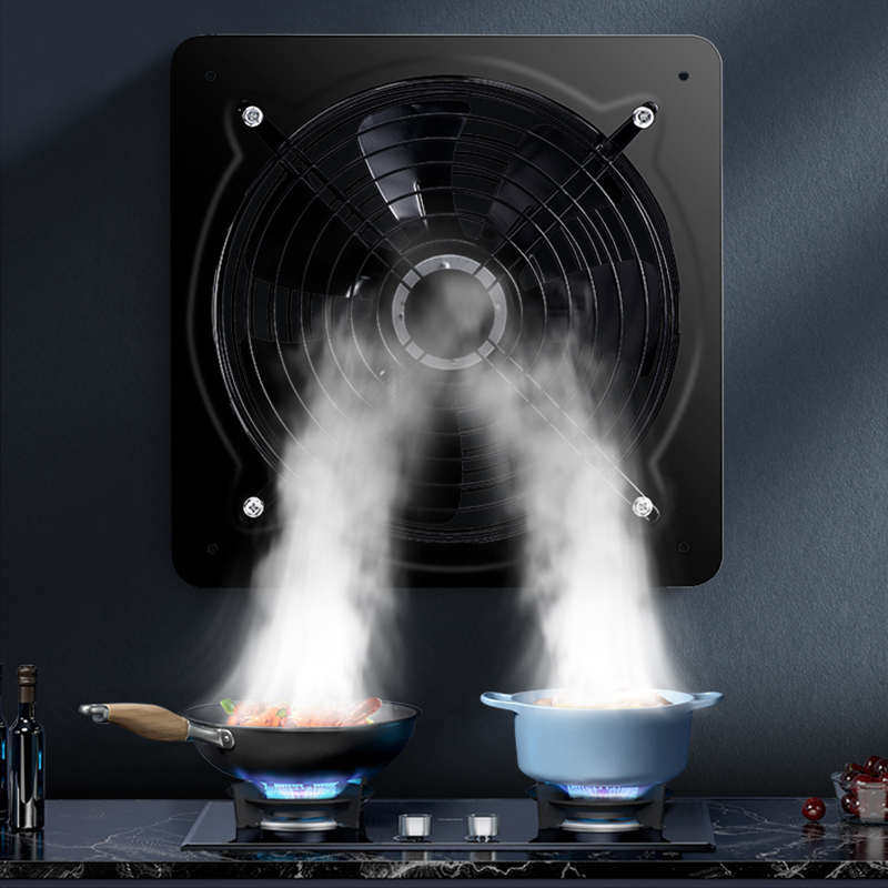 家用厨房抽烟排油烟换气扇窗式抽风机租房用通风扇强力工业排风扇