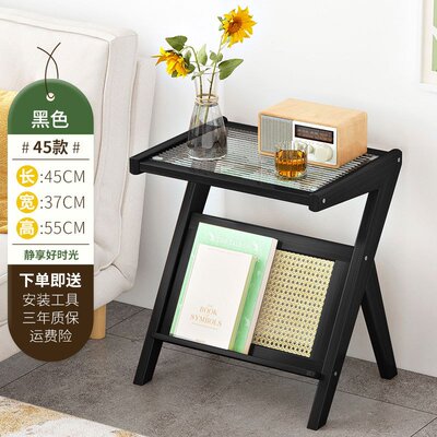 加厚升级|北欧客厅亚克力边几边桌现代简约沙发书桌轻奢实木小茶