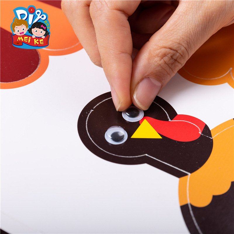 手工diy材料感恩节立体火鸡装饰幼儿园布置摆件节日装扮用品EC19,玩具/童车/益智/积木/模型,手工创意粘贴类,淘宝优惠券,粉丝福利购,淘宝优惠卷