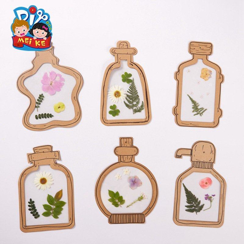 手工diy纸质透明标本瓶子包邮儿童绘画美术创意材料包EC14,玩具/童车/益智/积木/模型,其他手工制作,淘宝优惠券,粉丝福利购,淘宝优惠卷