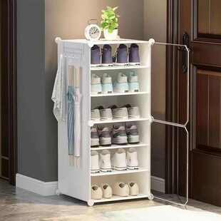 家用简易鞋 柜 架大容量室内入门口防尘收纳盒子多省空间层经济型鞋