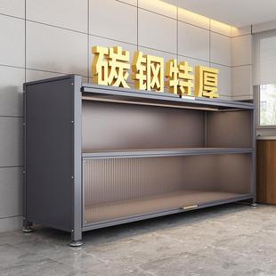 厨房置物架层落地收柜纳多柜家用橱柜ltao1010带门多功能微波炉碗