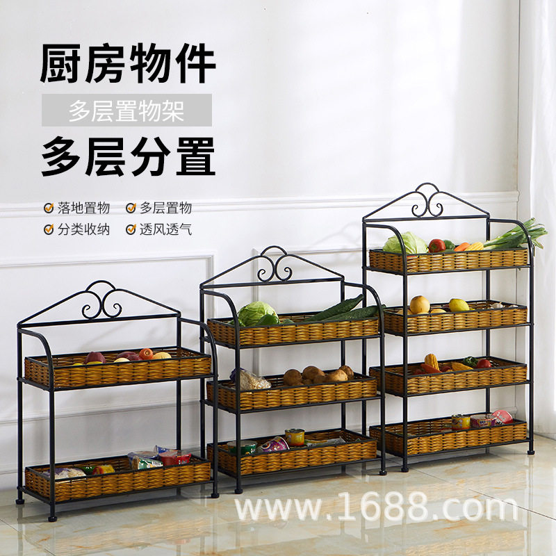 超市水果蔬菜展示架木质移动