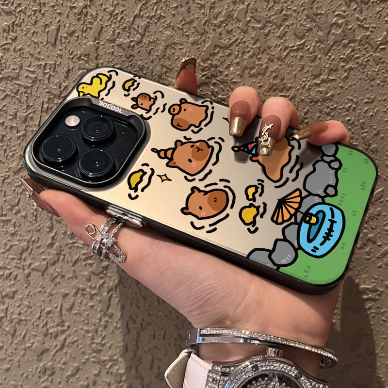 胜壳苹果手机壳磨砂可爱搞怪卡通