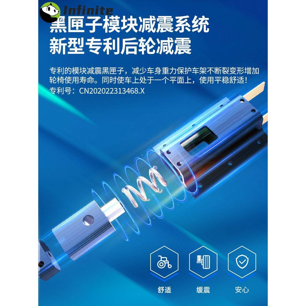 老人手动带轮坐便椅可折叠轻便残疾瘫痪人代步车便携多功能手推车