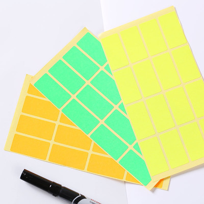 荧光标签页码标签索引贴纸笔记重点记号彩色指示荧光标分页分类贴