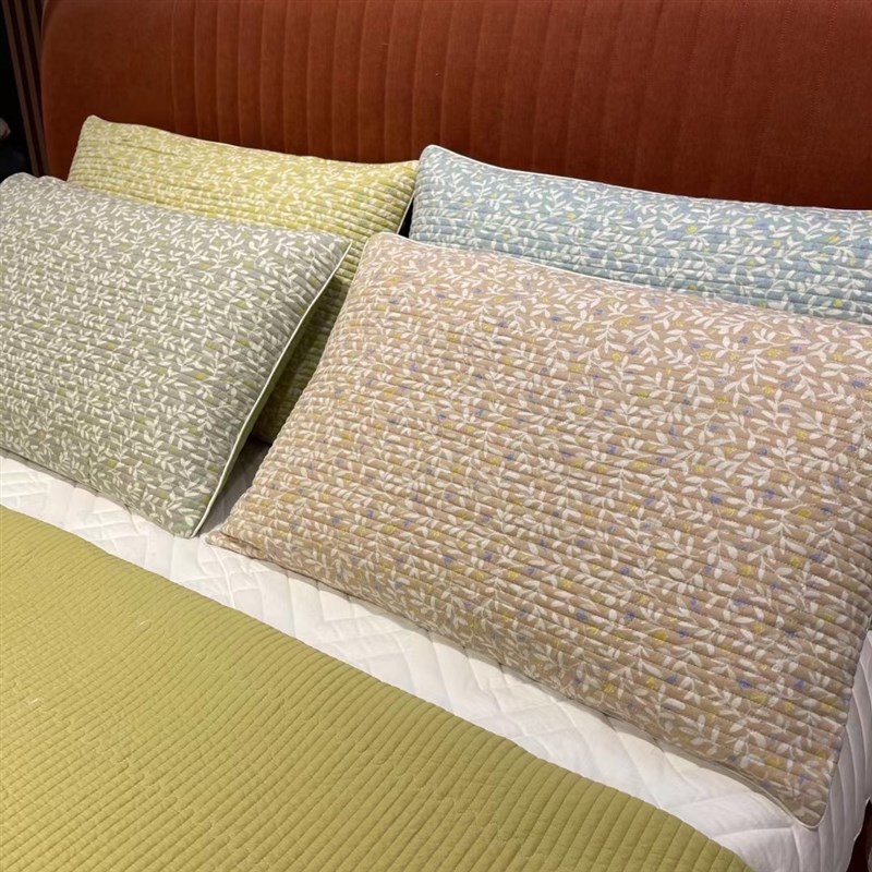 韩式纯棉绗缝夹棉绗缝水洗双面床单床床盖双人