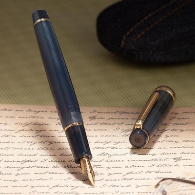 金豪82龙宫城四季织钢笔可改装JOWO鸡尾德国SCHMIDT斯密特笔尖