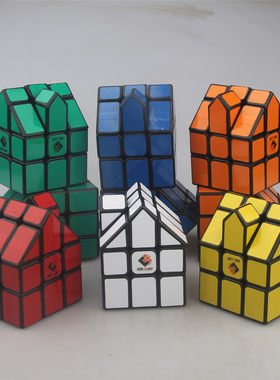 梯色三阶单色房子一号魔方3X3阶