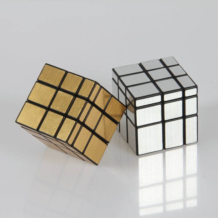 圣手镜面魔方3阶变形金色银色Mirror Blocks Cube 益智玩具