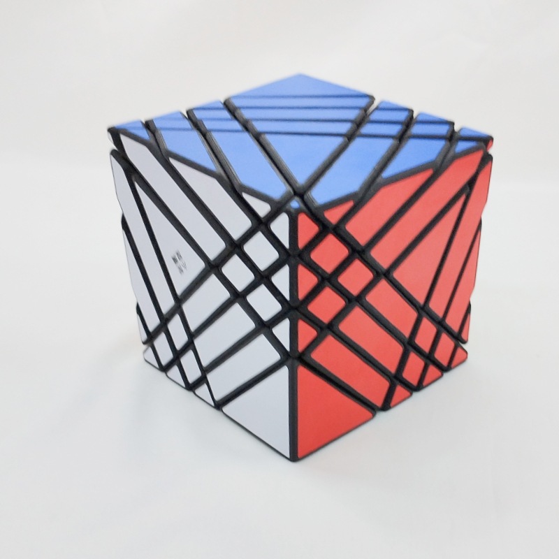 3D打印 五阶变幻金刚魔方 异形高难度变形 5X5 Transformers Cube