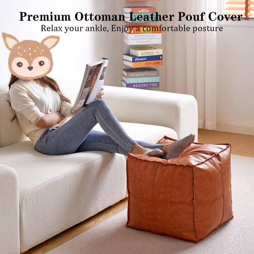 轻奢皮墩子套沙发矮凳