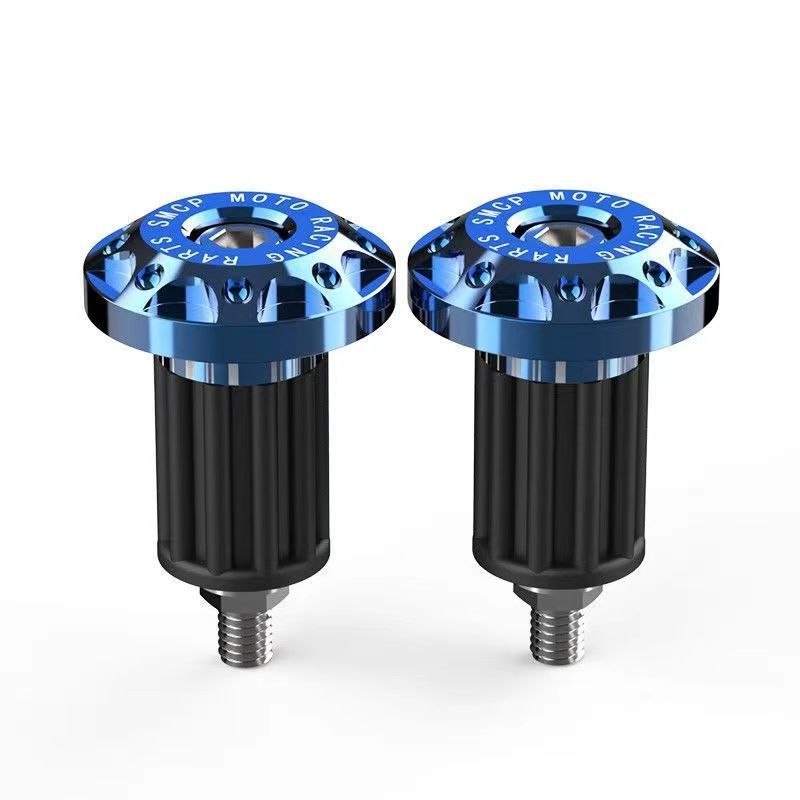 摩托车车把堵头改装配件铝合金踏板电瓶电动车手把塞装饰把手塞子